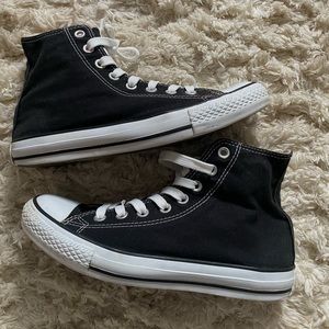 black high top converse